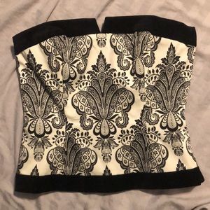 Black House White Market Corset Top